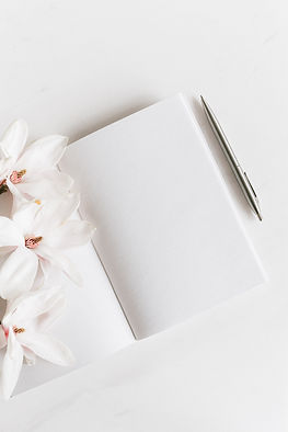 An open journal ready to absorb five simple tools to end food and body obsession.