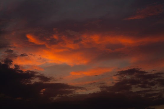 sky with diverse clouds and depth of color