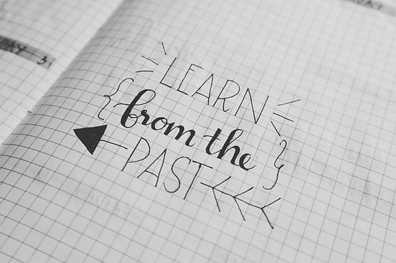 learn from the past so you can grow and update your values and goals